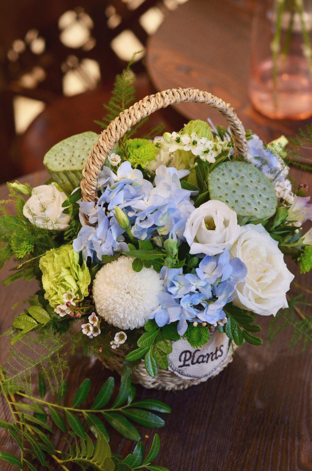 小清新手提花籃ST-003