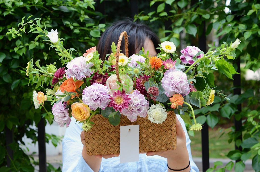 小清新手提花籃ST-009