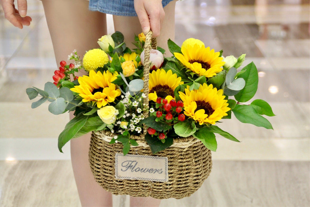 小清新手提花籃ST-018