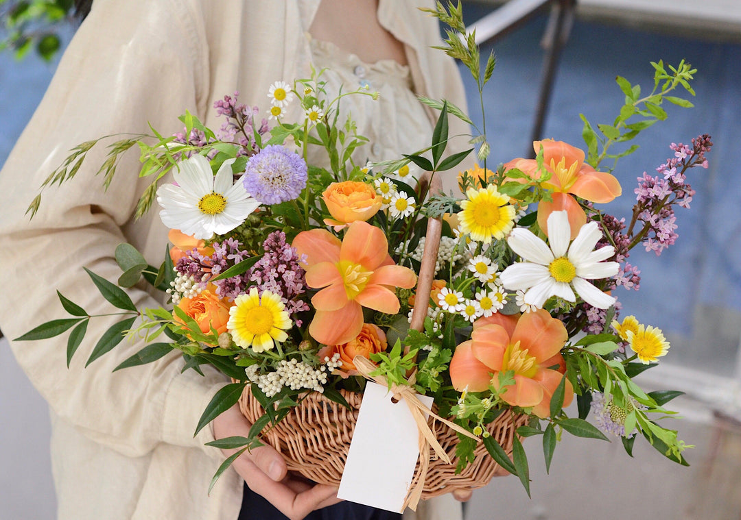 小清新手提花籃ST-019