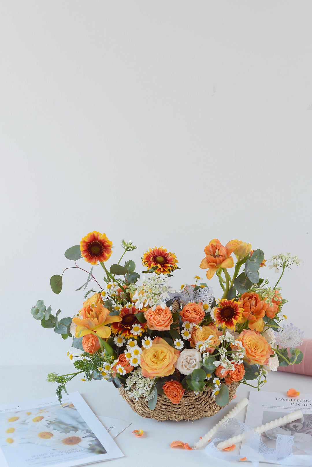 小清新手提花籃ST-021