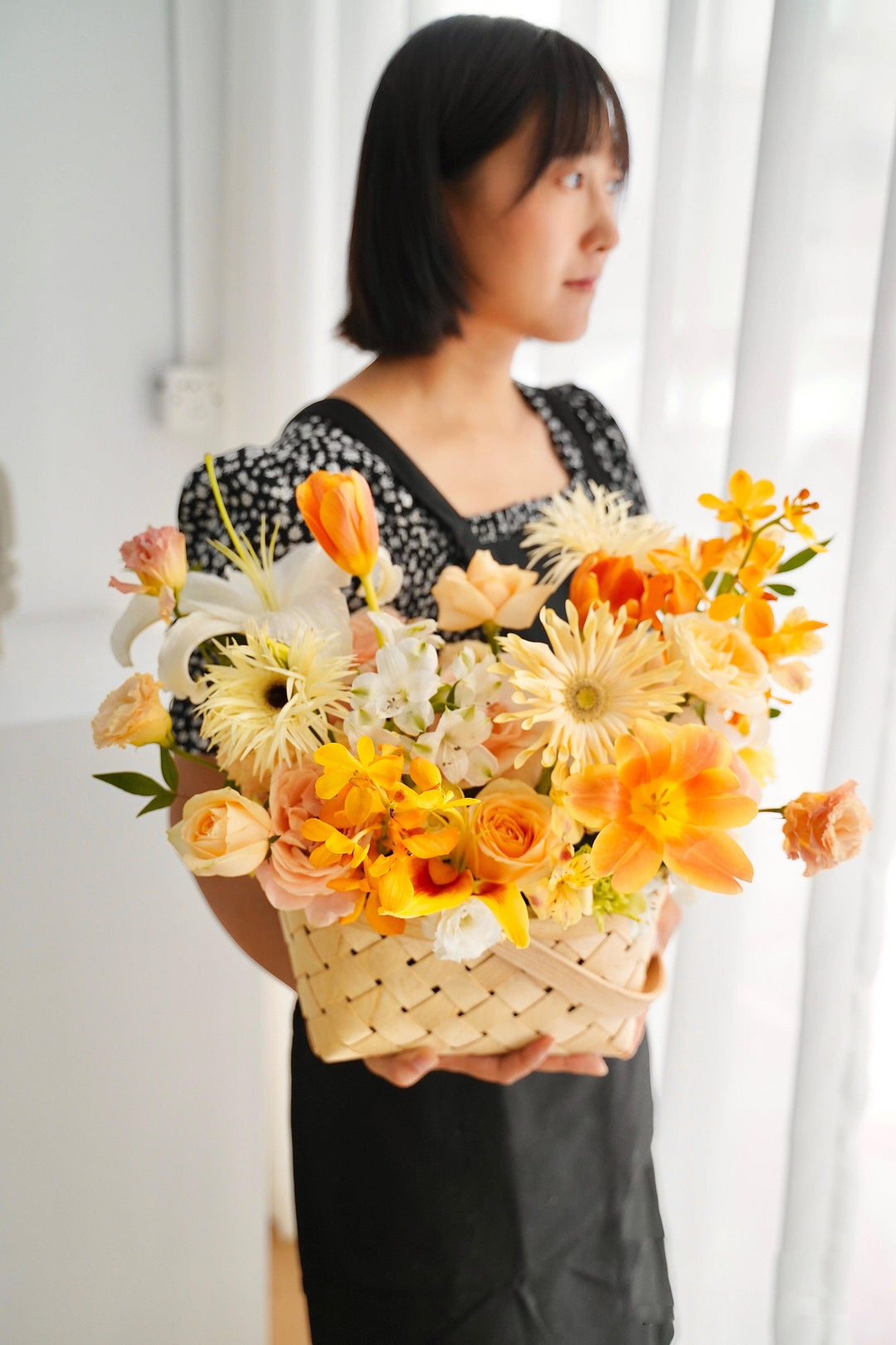 小清新手提花籃ST-022