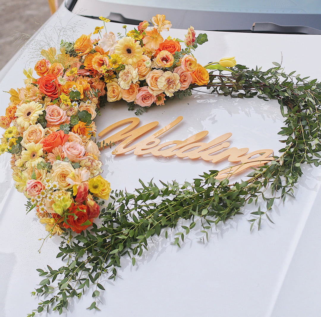 Wedding Car Decoration - 花漾 C'est la vie en fleurs 
