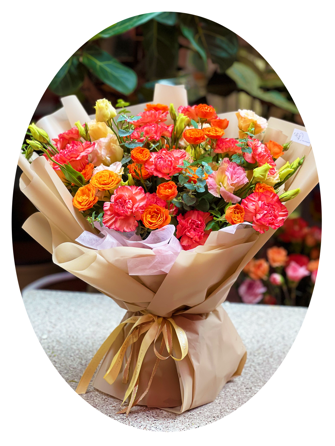 康乃馨,花束,母親節,粉紅玫瑰,鬱金香